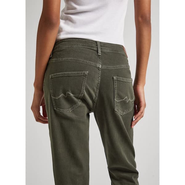 Pepe Jeans Tapered Fit Korkeavyötäröiset Farkut Vihreä 31 / 30 Nainen