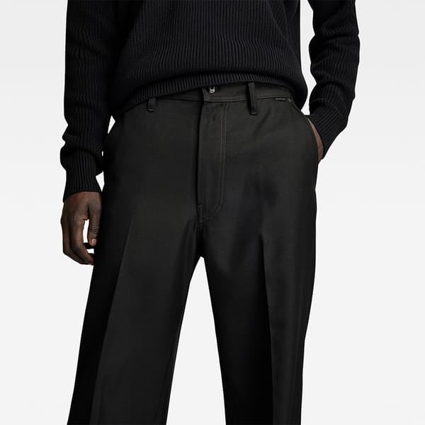 G-star Modson Straight Fit Chinobyxor Svart 31 / 32 Man
