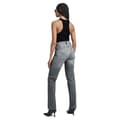 Miniatyrbillede 4 af 7: G-star Strace Straight Fit Jeans Grå 28 / 32 Kvinde