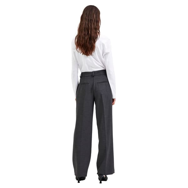 Selected Rita Wide Fit Byxor Grå 38 / 32 Kvinna