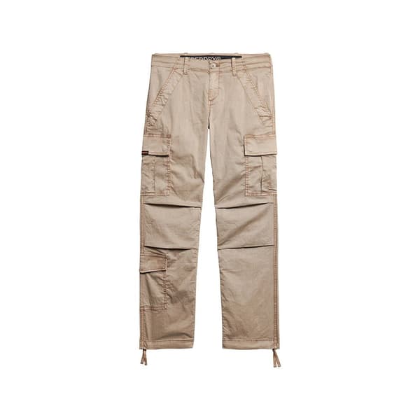 Superdry Cargo Bukser Low Rise Straight Cargo Beige 30 Kvinde