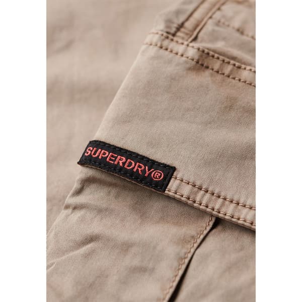 Superdry Cargo Bukser Low Rise Straight Cargo Beige 30 Kvinde