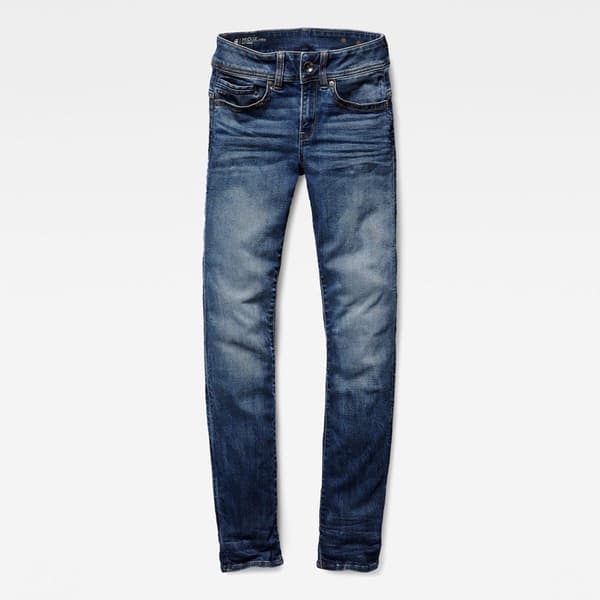 G-star Midge Mid Straight Jeans Blå 31 / 34 Kvinna