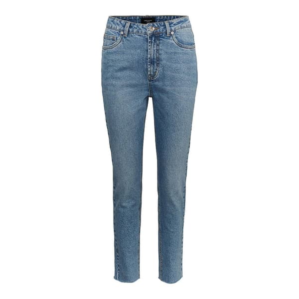 Vero Moda Brenda High Waist Straight Jeans Blå 27 / 34 Kvinde