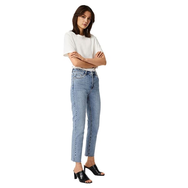 Vero Moda Brenda High Waist Straight Jeans Blå 27 / 34 Kvinde