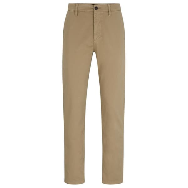 Boss 10242156 Tapered Fit Chinobukser Beige 38 / 34 Mand
