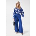 Pikkukuva 1 / 3: Salsa Jeans 21007863 Wide Leg Fit Farkut Sininen 28 / 32 Nainen