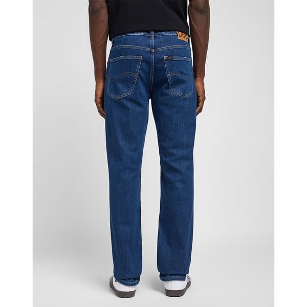 Lee Brooklyn Straight Byxor Blå 38 / 34 Man