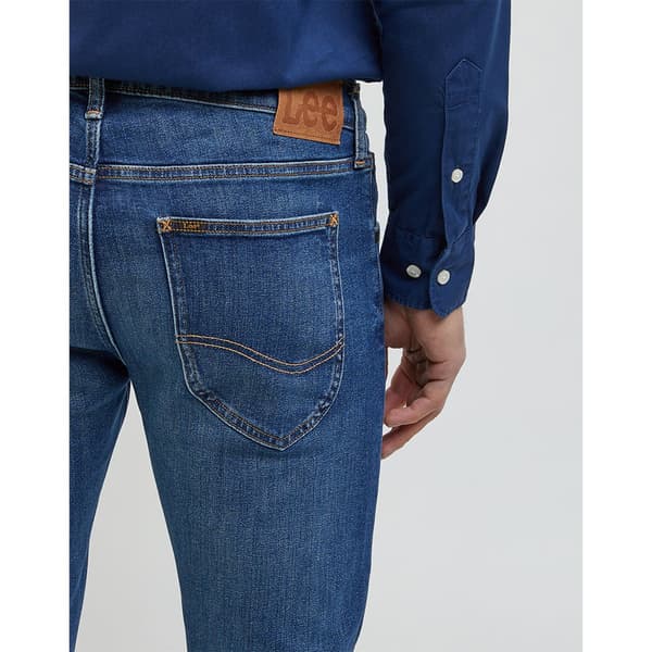 Lee Luke Slim Tapered Fit Jeans Blå 38 / 34 Mand