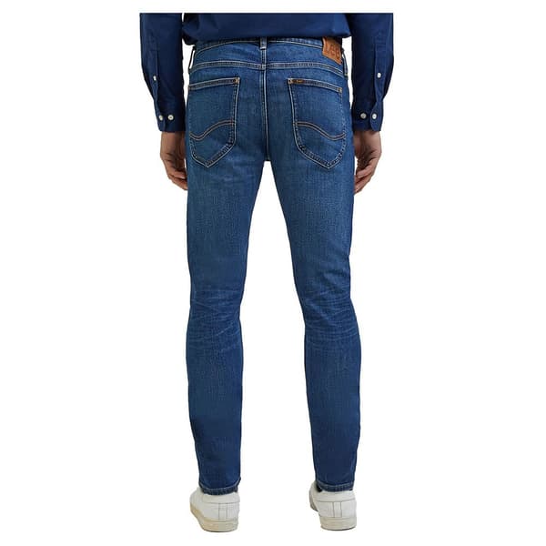 Lee Luke Slim Tapered Fit Jeans Blå 38 / 34 Mand