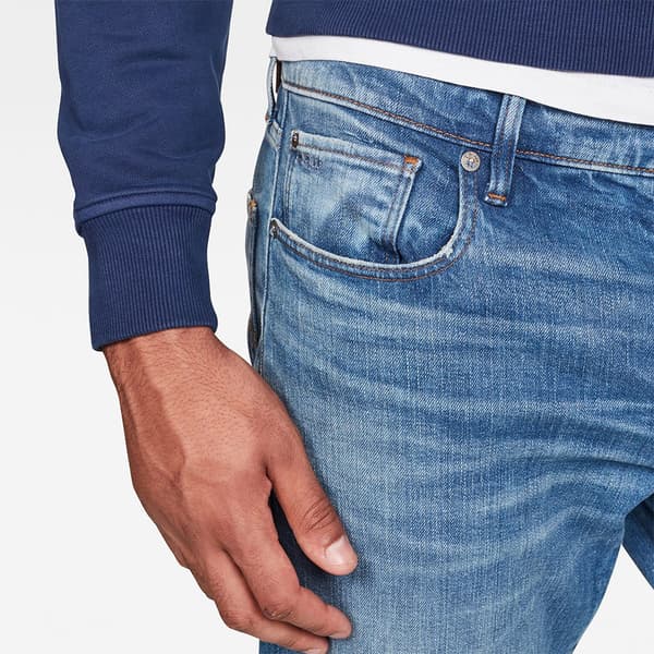 G-star 3301 Straight Tapered Jeans Blå 31 / 36 Mand