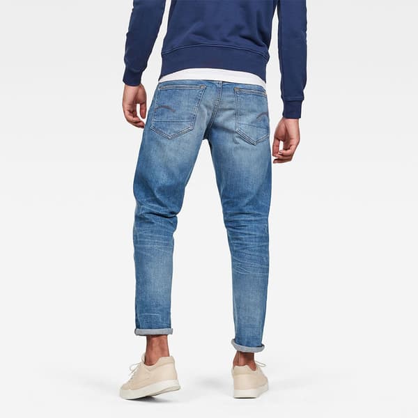 G-star 3301 Straight Tapered Jeans Blå 31 / 36 Mand