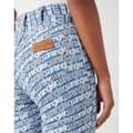 Miniatyrbillede 4 af 5: Wrangler 112343598 Mom Straight Fit Jeans Blå 32 / 32 Kvinde