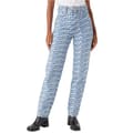 Miniatyrbillede 1 af 5: Wrangler 112343598 Mom Straight Fit Jeans Blå 32 / 32 Kvinde