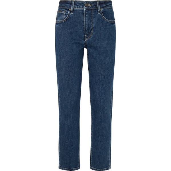 Pepe Jeans Pl204592 Straight Fit Jeans Blå 26 / 28 Kvinna