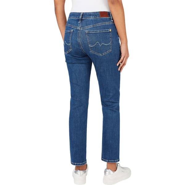 Pepe Jeans Pl204592 Straight Fit Jeans Blå 26 / 28 Kvinna