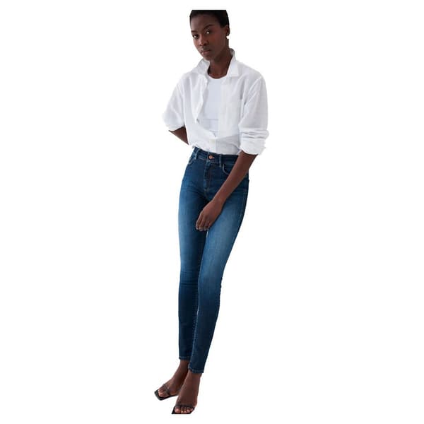 Salsa Jeans Push Up Destiny Skinny Höga Jeans Blå 40 / 30 Kvinna
