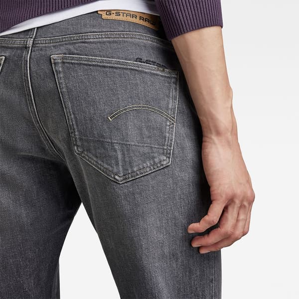 G-star 3301 Slim Fit Farkut Harmaa 32 / 34 Mies