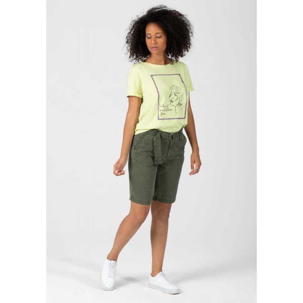 Timezone Regular Aylintz Denimshorts Grönt 27 Kvinna