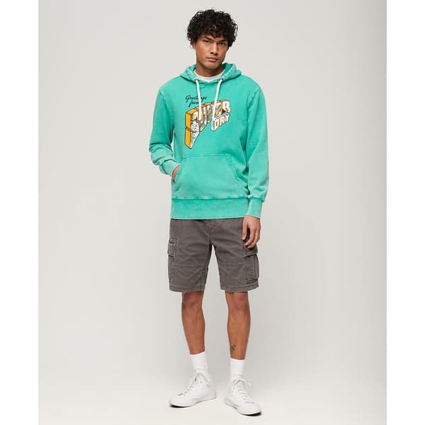 Superdry Heavy Cargoshorts Grå 36 Man