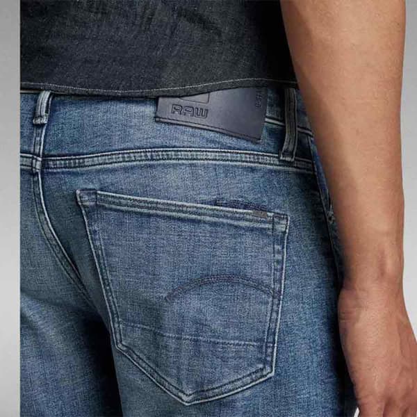 G-star 3301 Slim Shorts Blå 34 Mand