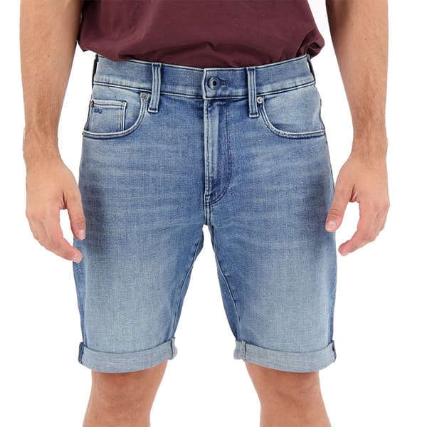 G-star 3301 Slim Shorts Blå 34 Mand