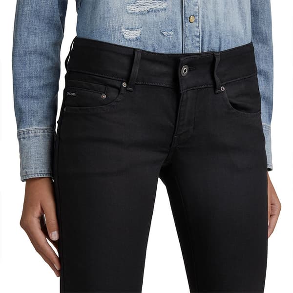 G-star Midge Cody Mid Waist Skinny Farkut Musta 24 / 30 Nainen