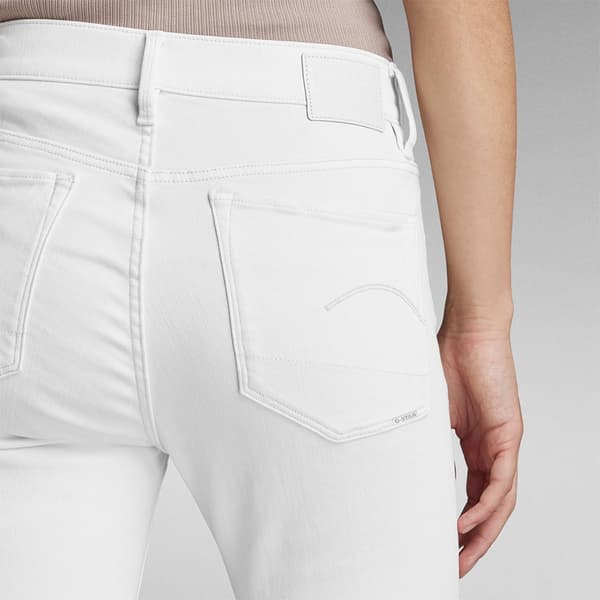 G-star 3301 Skinny Fit Jeans Vit 32 / 32 Kvinna