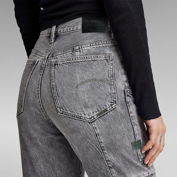 G-star Jeans Viktoria Utility High Straight Fit Grå 26 / 30 Kvinde