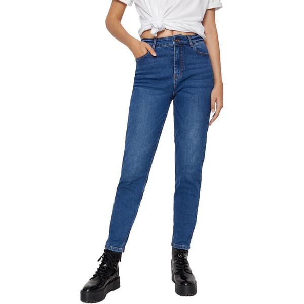 Pieces Kesia Mom High Waist Ankle Farkut Sininen S Nainen