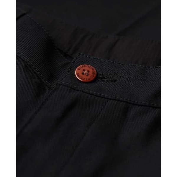 Superdry Straight Chinobukser Sort 32 / 32 Mand