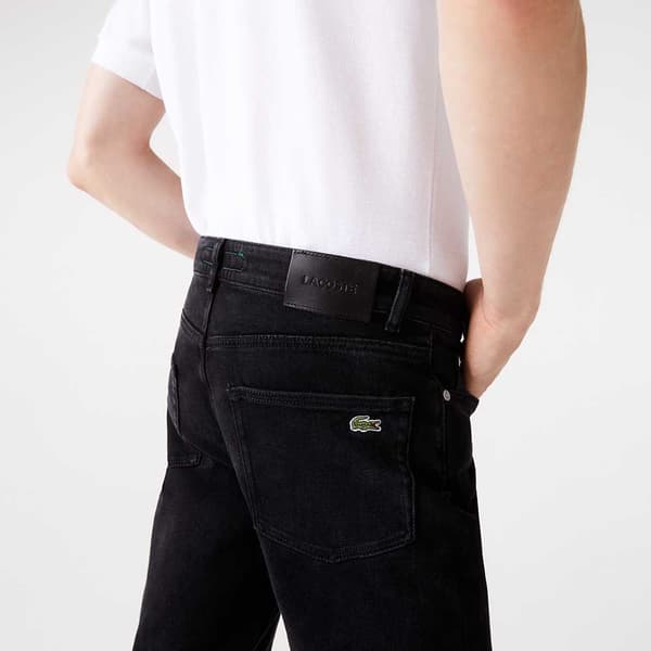 Lacoste Slim Fit Cotton Stretch Farkut Musta 36 / 34 Mies