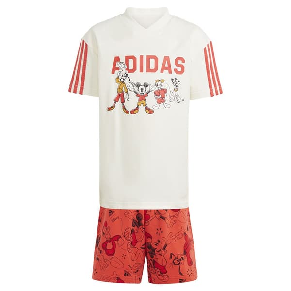 Adidas Korta Joggare Disney Mickey Mouse Orange 5-6 Years Pojke