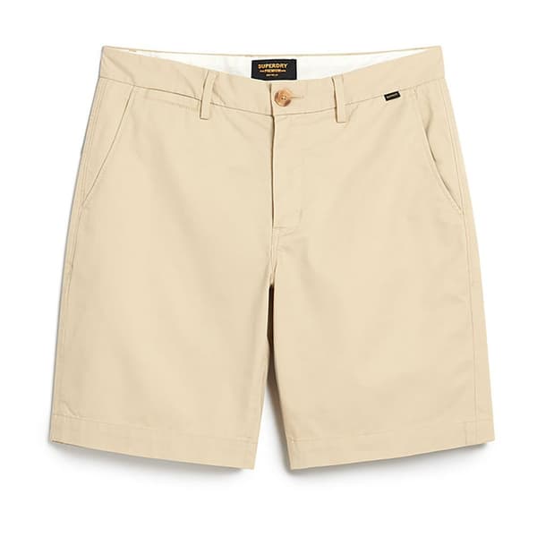 Superdry Stretch Shorts Beige 34 Mand
