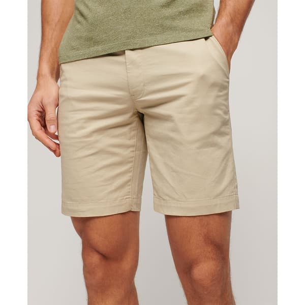 Superdry Stretch Shorts Beige 34 Mand