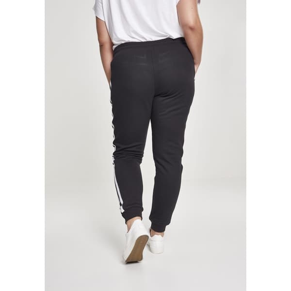 Urban Classics College Contrast Big Bukser Sort 5XL Kvinde