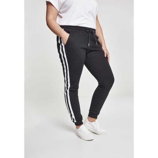 Urban Classics College Contrast Big Bukser Sort 5XL Kvinde