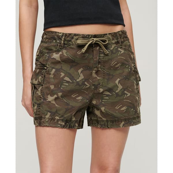 Superdry W7110424a Cargoshortsit Vihreä L Nainen