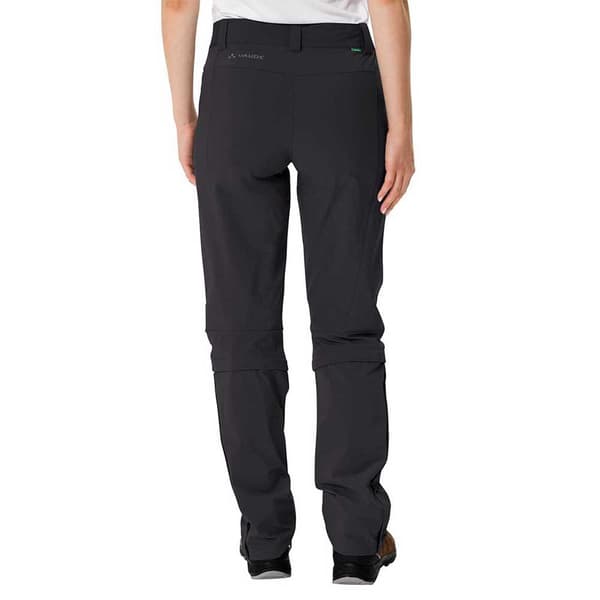 Vaude Byxor Farley Stretch Capri T-zip Iii Svart 46 / Short Kvinna