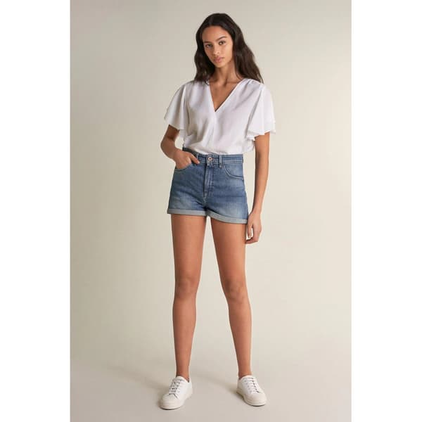 Salsa Jeans Push In Secret Glamour Korte Jeans Blå 33 Kvinde