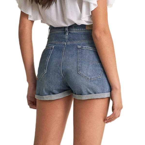 Salsa Jeans Push In Secret Glamour Korte Jeans Blå 33 Kvinde
