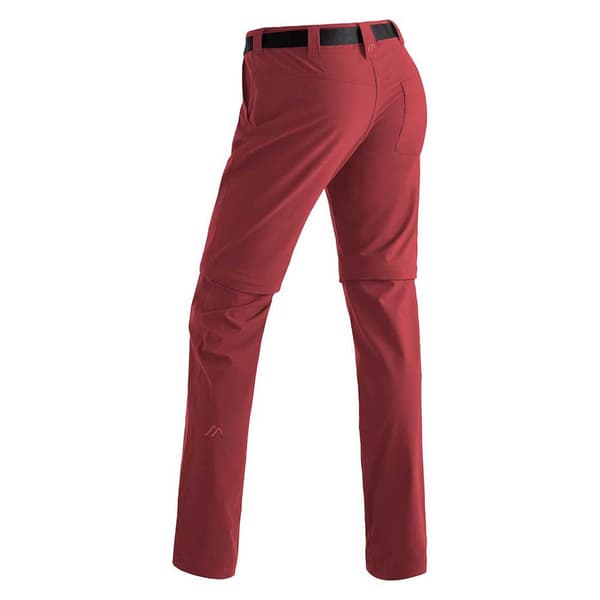 Maier Sports Housut Inara Slim Zip Punainen M-L / Regular Nainen