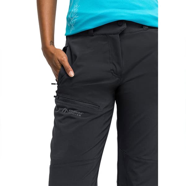 Maier Sports Housut Latit W Musta M-L / Short Nainen