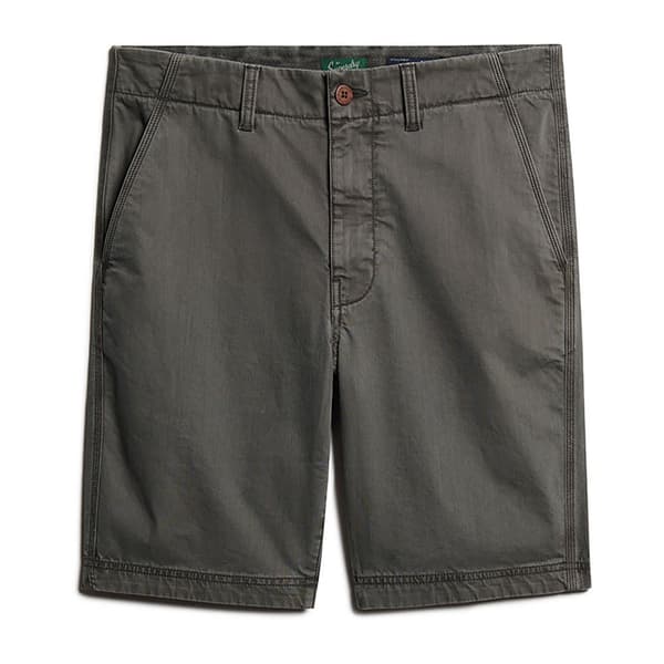 Superdry Vintage Officer Chinoshortsit Harmaa 34 Mies