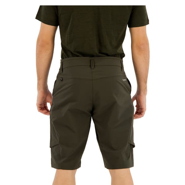 Salewa Puez Durastretch Cargo Shorts Grönt S Man