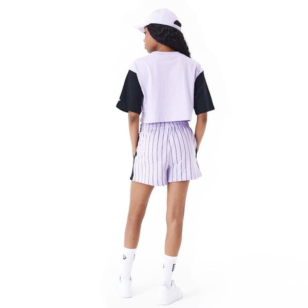 New Era Mlb Lifestyle New York Yankees Sportshorts Lila L Kvinna