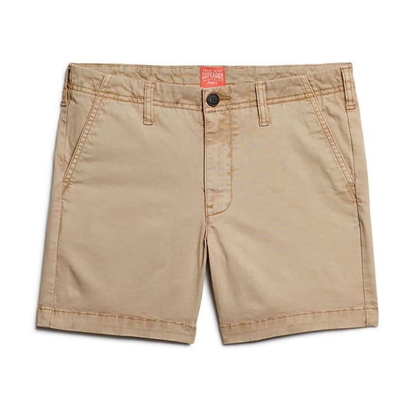 Superdry Classic Shortsit Beige S Nainen