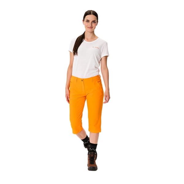 Vaude Bukser Skomer Capri Orange 46 Kvinde