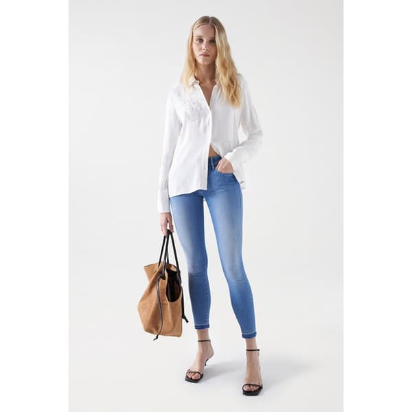 Salsa Jeans Wonder Jeans Blå 29 / 28 Kvinna