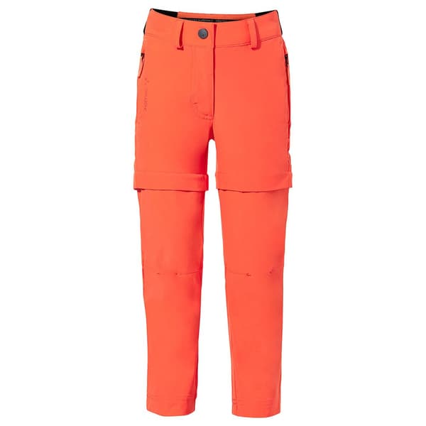 Vaude Bukser Zip Off Slim Fit Orange 134-140 cm Dreng